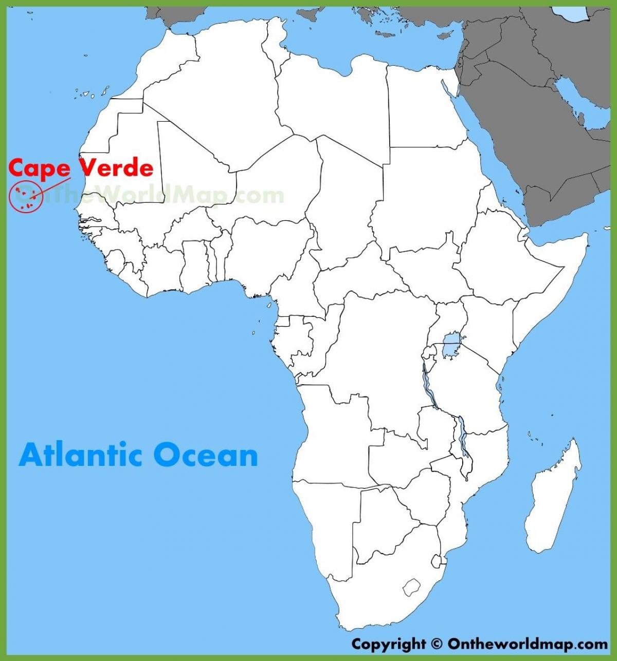 Sal Կաբո Վերդե քարտեզի վրա