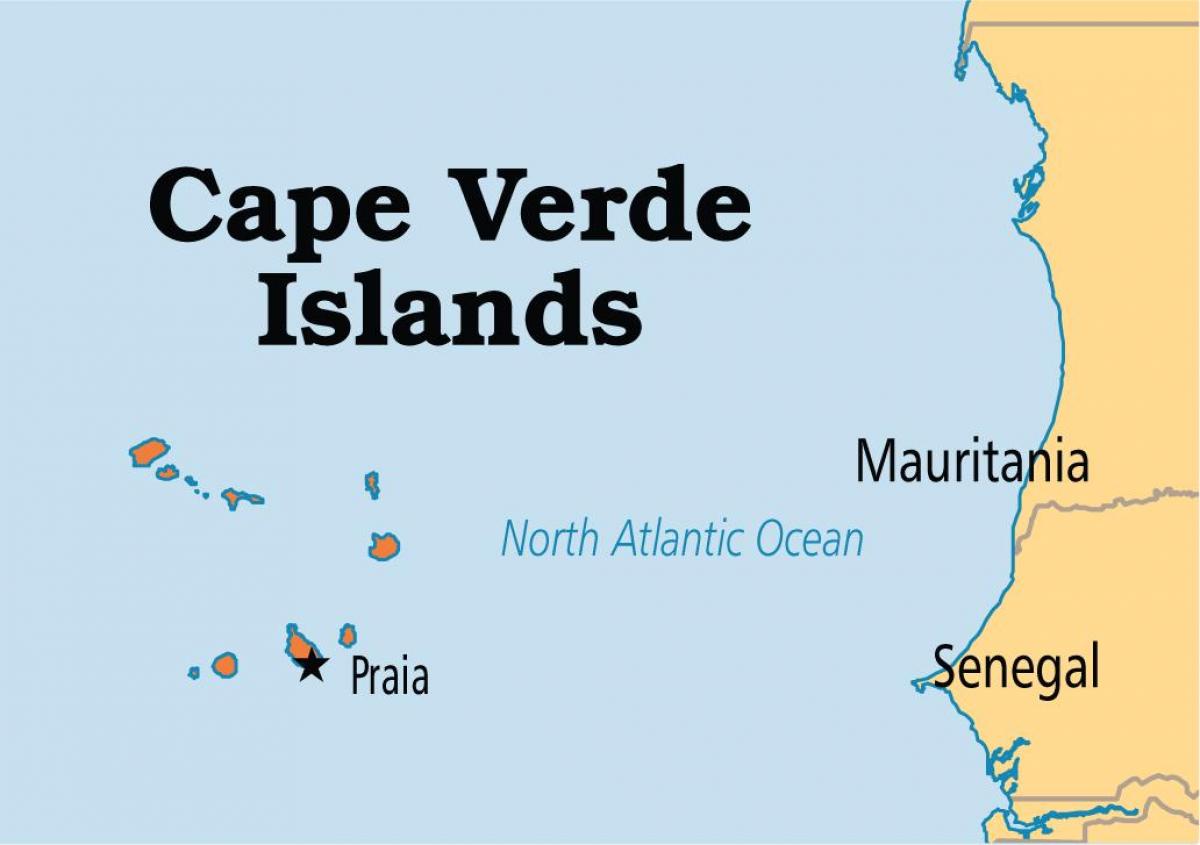 քարտեզ քարտեզ կղզիների կանաչ հրվանդան 
